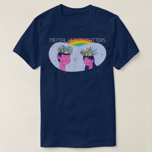 Psychische Gesundheitsfragen 2977 1313  T-Shirt (Design vorne)