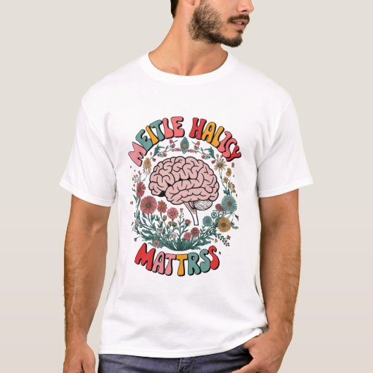 Psychische Gesundheitsfragen T - Shirt - farbenfro (Vorderseite)
