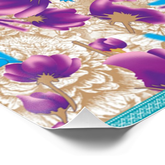 Psychische Gesundheitsposter, 24x36, KI, Lana del Poster (Ecke)