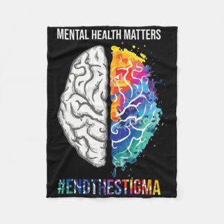 Psychische Gesundheitsprobleme Aufklärung Monat Ko Fleecedecke