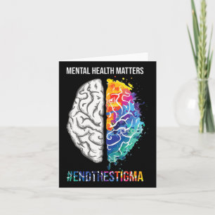 Psychische Gesundheitsprobleme Aufklärung Monat Ko Karte