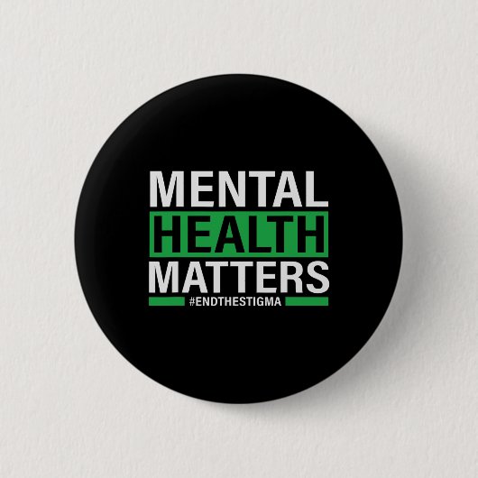Psychische Gesundheitsprobleme beenden das Stigma Button (Vorderseite)