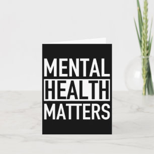 Psychische Gesundheitsprobleme beenden das Stigma Karte