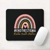 Psychische Gesundheitsprobleme beenden das Stigma Mousepad (Mit Mouse)