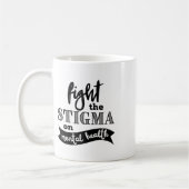 Psychische Gesundheitsprobleme bei Stigma Kaffeetasse (Links)