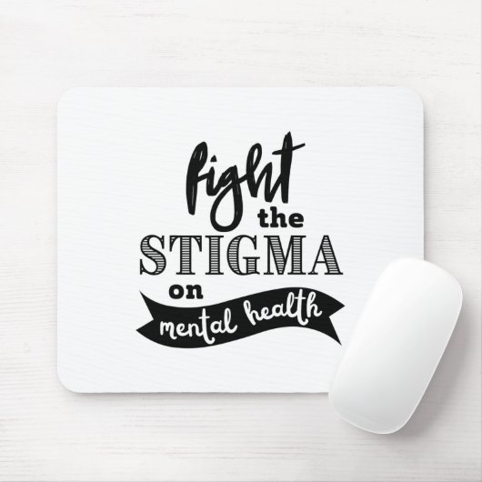 Psychische Gesundheitsprobleme bei Stigma Mousepad (Mit Mouse)