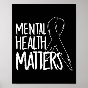 Psychische Gesundheitsprobleme Design Suizid bei A Poster