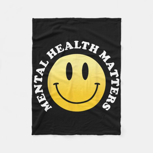 Psychische Gesundheitsprobleme Fleecedecke (Vorderseite)