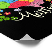 Psychische Gesundheitsprobleme geben dem menschlic Poster (Ecke)