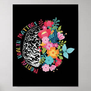 Psychische Gesundheitsprobleme Inspiration Poster