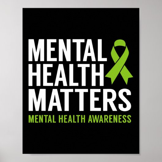 Psychische Gesundheitsprobleme Männer Frauen Kinde Poster (Vorne)