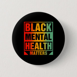 Psychische Gesundheitsprobleme Menschliches Gehirn Button