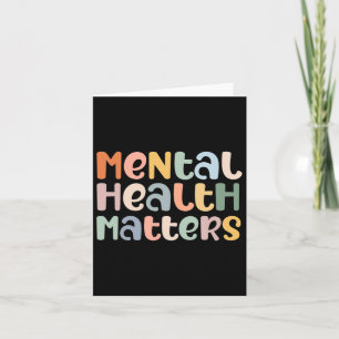 Psychische Gesundheitsprobleme Mental Health Aware Karte
