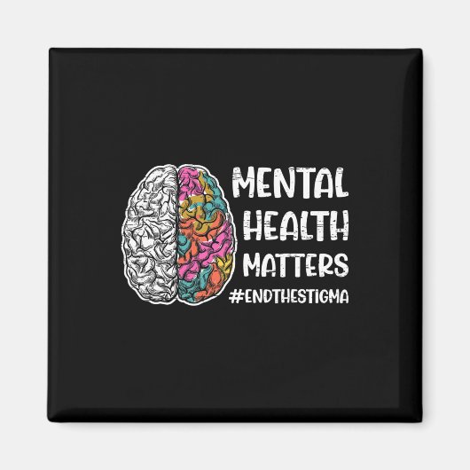 Psychische Gesundheitsprobleme Mental Magnet (Vorne)