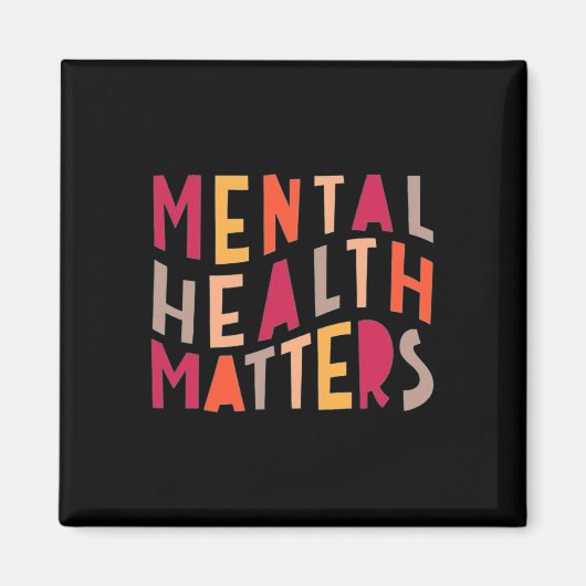 Psychische Gesundheitsprobleme Motivierend Magnet (Vorne)