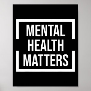 Psychische Gesundheitsprobleme Nationales Stressbe Poster