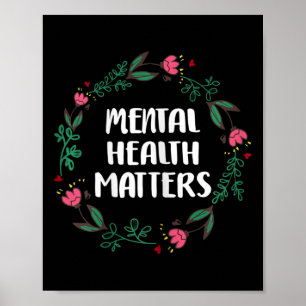 Psychische Gesundheitsprobleme Sensibilisierung Su Poster