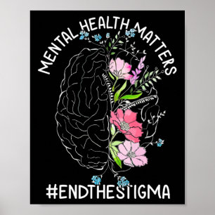 Psychische Gesundheitsprobleme Sensibilisierungsmo Poster