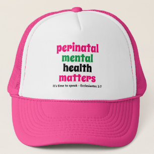 Psychische Gesundheitsprobleme Truckerkappe