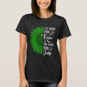Psychische Gesundheitsprobleme Wir tragen grüne ps T-Shirt