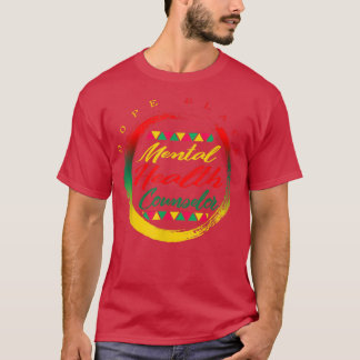 Psychische Gesundheitstherapeut Black Therapist St T-Shirt
