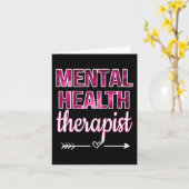 Psychische Gesundheitstherapeutin Karte (Gelbe Blume)