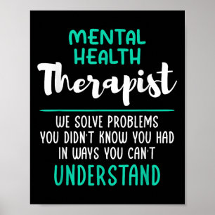 Psychische Gesundheitstherapie Depression Psychisc Poster
