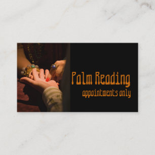 Psychische Handpalme Reading Destiny Fortune Telle Visitenkarte