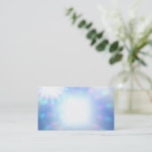 Psychische helle Arbeitskraft-abstrakte Visitenkarte (Stehend Vorderseite)