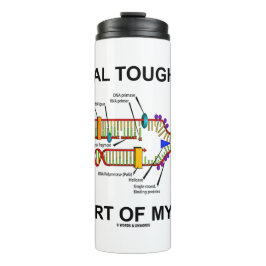 Psychische Intelligenz ist Teil meines DNA-Biologi Thermosbecher