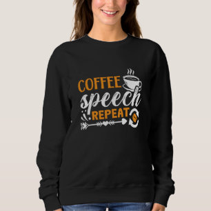 Psychische Kaffeepause Wiederholung Anxie Angst Sweatshirt