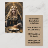 Psychische Karten für mittlere Unternehmen (Vorne/Hinten)