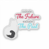 Psychische Katzenheilkunde Aufkleber (Vorderseite)