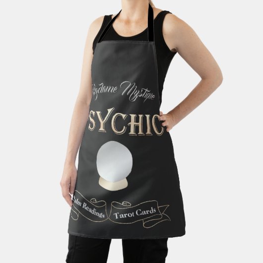 Psychische Kristallkugel Gold und Schwarz Schürze (InSitu)