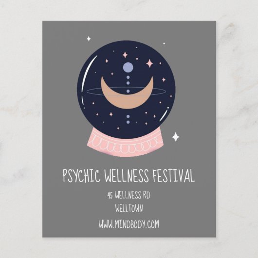 Psychische Kristallkugel Neue Generation Festival Flyer (Vorne)