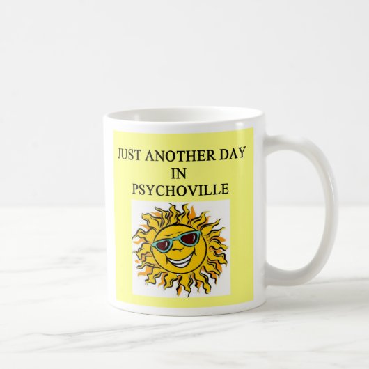 PSYCHISCHE lächelnde Sonne, PSYCHISCHE lächelnde Kaffeetasse (Rechts)