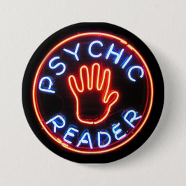 Psychische Leser-Leuchtreklame Button