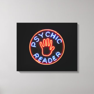 Psychische Leser Neon Sign Leinwanddruck
