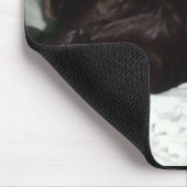 Psychische Miezekatze Mousepad (Ecke)