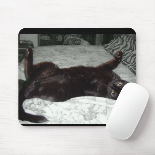 Psychische Miezekatze Mousepad (Mit Mouse)
