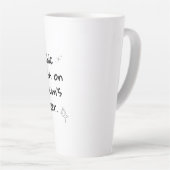 Psychische Mittelastrologie Latte Tasse (Rechte Ecke)