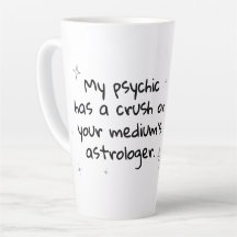 Psychische Mittelastrologie Latte Tasse