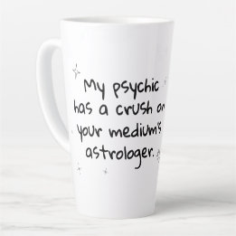 Psychische Mittelastrologie Latte Tasse