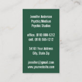 Psychische Mittelheilerkarte Visitenkarte (Rückseite)