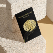 PSYCHISCHE MITTELZIELE FORTUNE TELLER GOLD VISITENKARTE