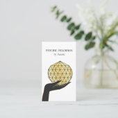 PSYCHISCHE MITTELZIELE FORTUNE TELLER VISITENKARTE (Stehend Vorderseite)