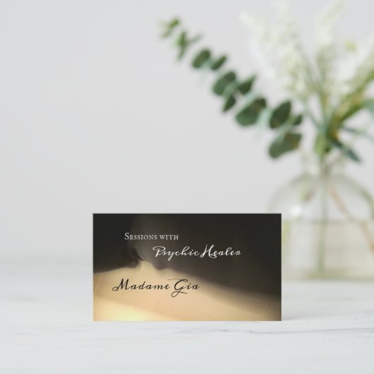 Psychische Mystic Lightworker Heiler Visitenkarten Visitenkarte (Stehend Vorderseite)