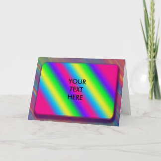 Psychische Neon Gradient Blank Einladung