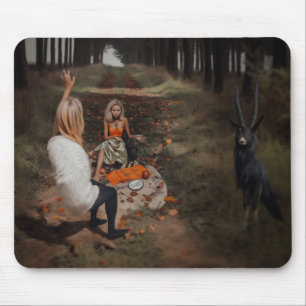 Psychische Reader Medium Hexy Dark Occult Kunst Mousepad