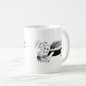 Psychische Schwein-Tasse Kaffeetasse (VorderseiteRechts)